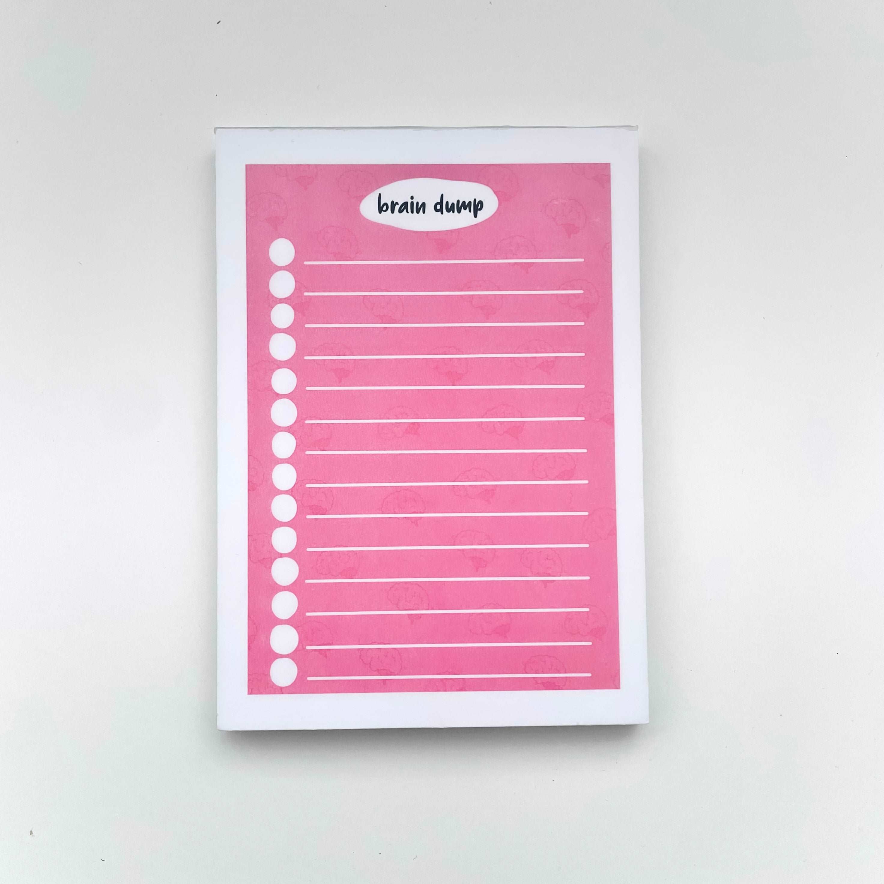 Brain Dump Notepad / To-Do List Pretty Average Prints