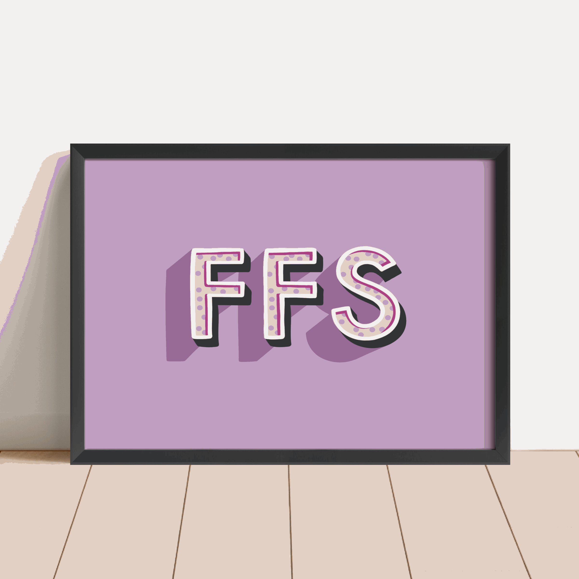 FFS Print Posters, Prints, & Visual Artwork Pretty Average