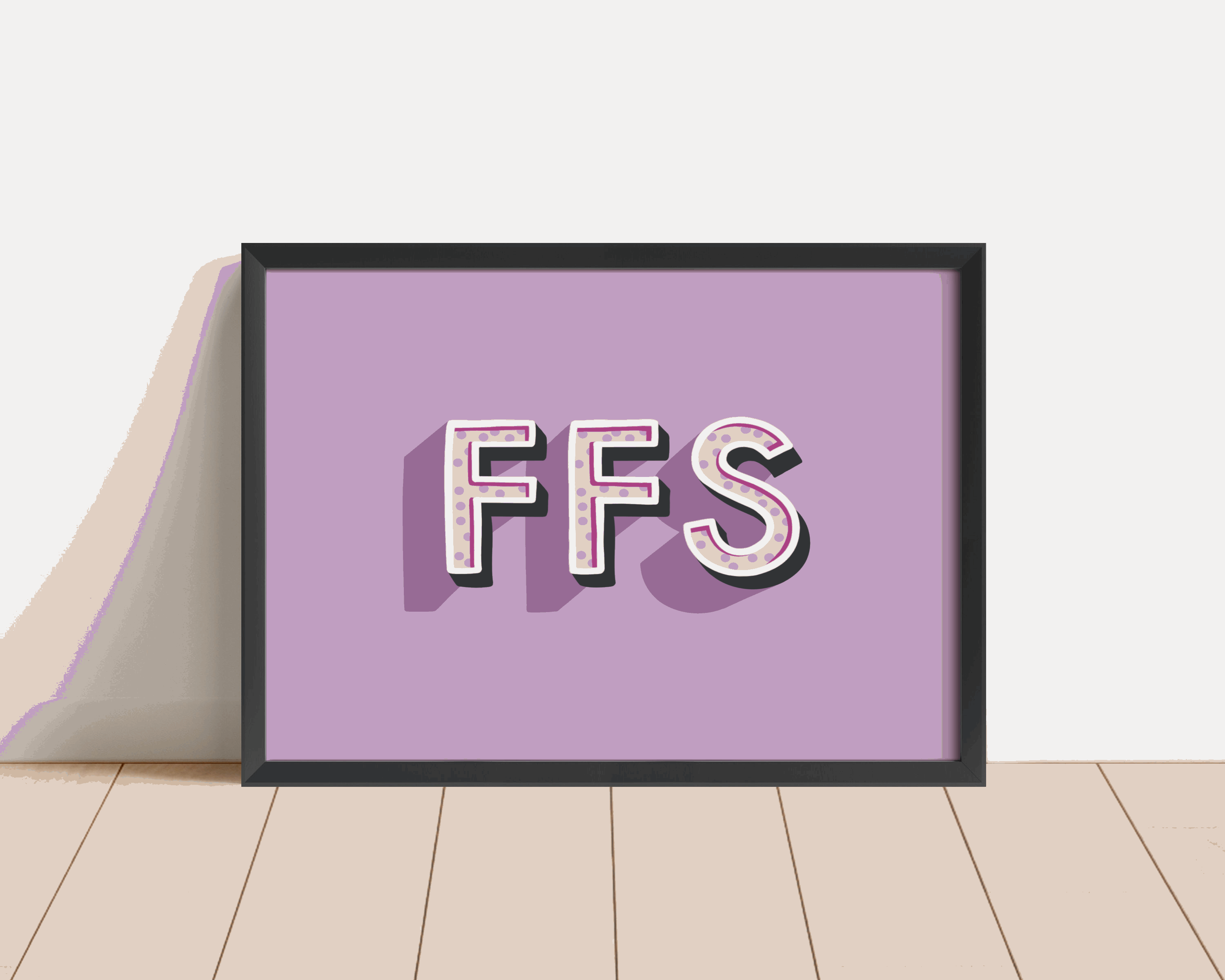 FFS Print Posters, Prints, & Visual Artwork Pretty Average