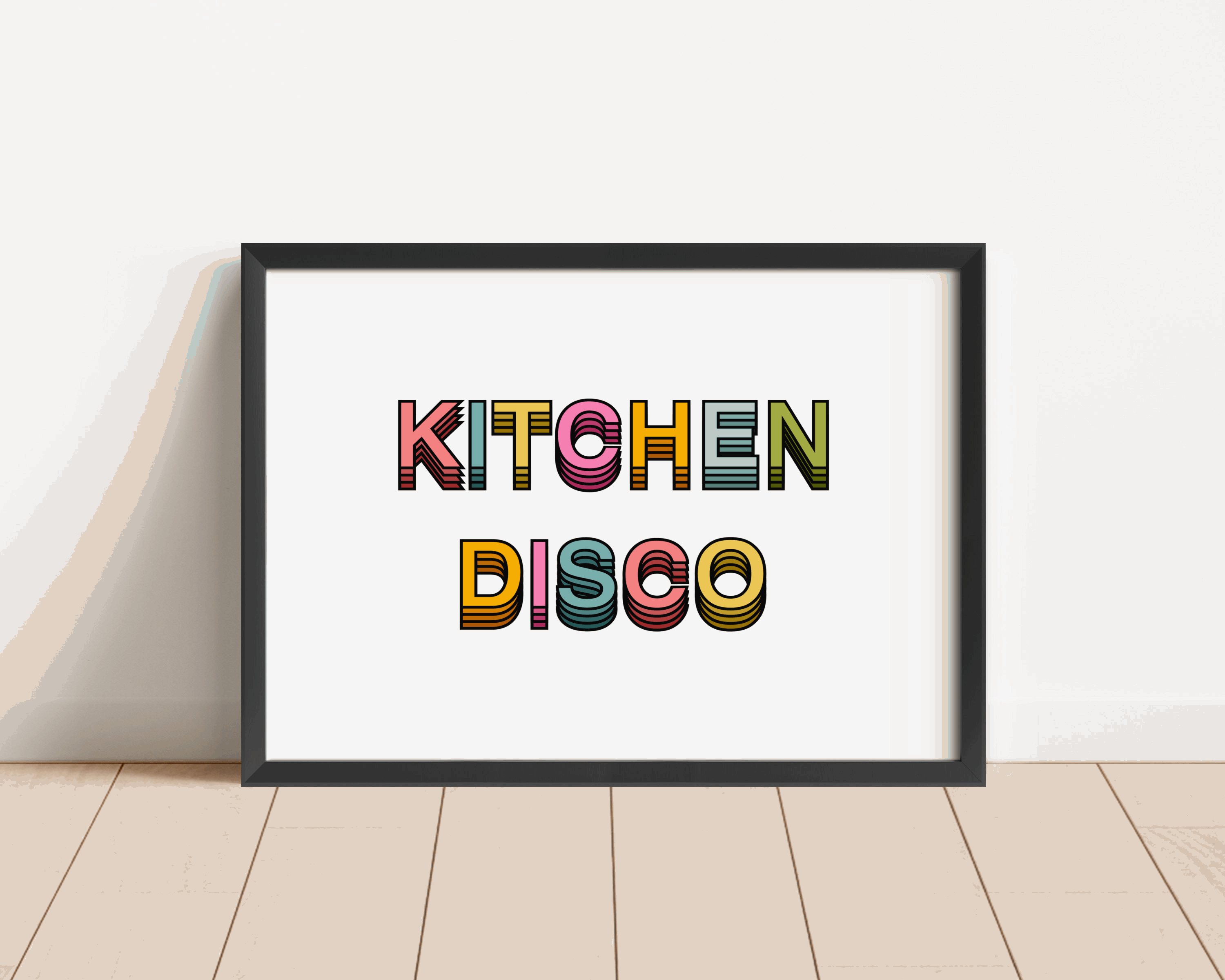 Kitchen Disco Print Posters, Prints, & Visual Artwork Pretty Average