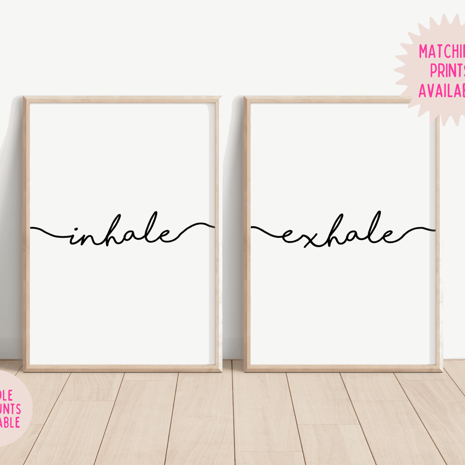 Exhale Print Posters, Prints, & Visual Artwork Pretty Average