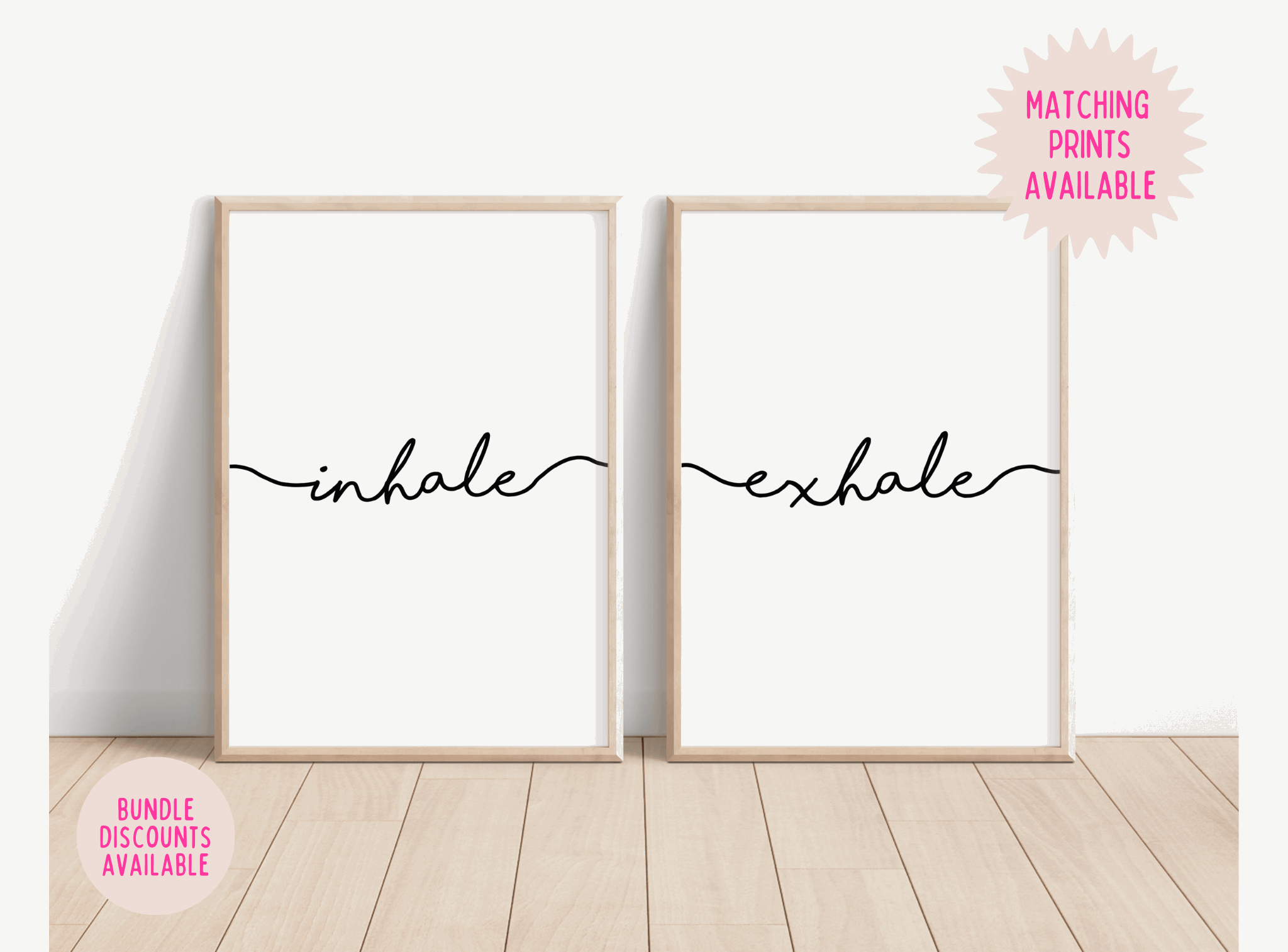 Exhale Print Posters, Prints, & Visual Artwork Pretty Average