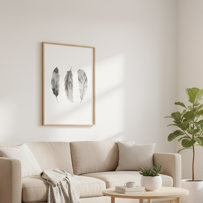 Feathers Print Posters, Prints, & Visual Artwork Pretty Average