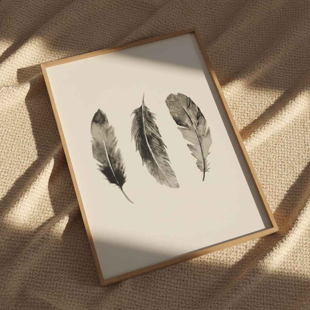 Feathers Print Posters, Prints, & Visual Artwork Pretty Average