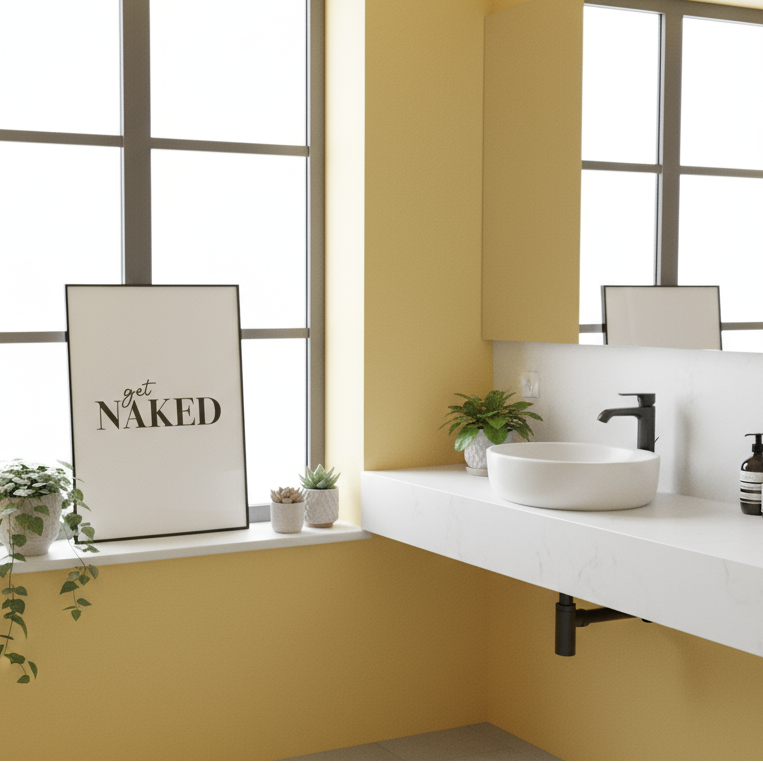 Get Naked Print Posters, Prints, & Visual Artwork Pretty Average