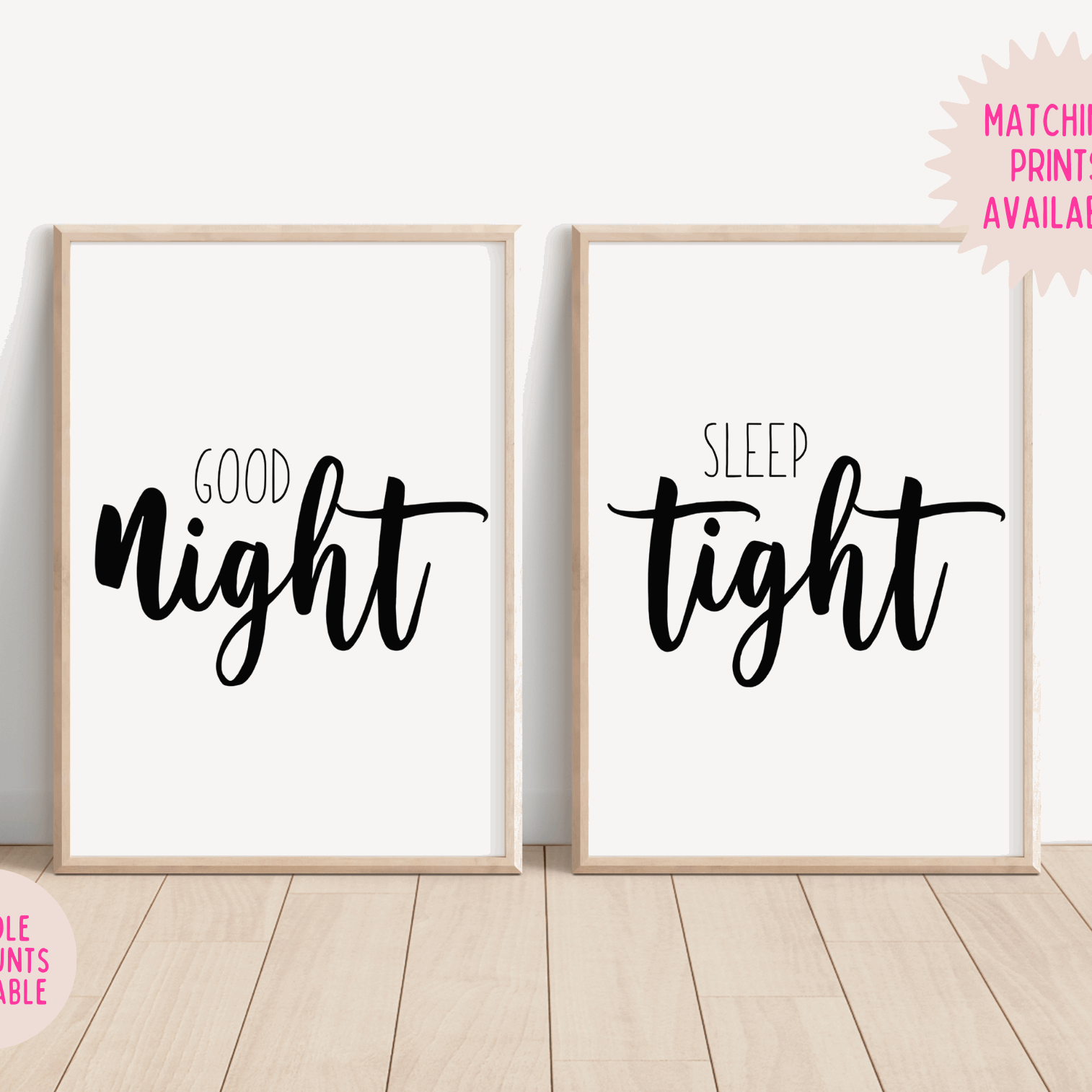 Good Night Print Posters, Prints, & Visual Artwork Pretty Average