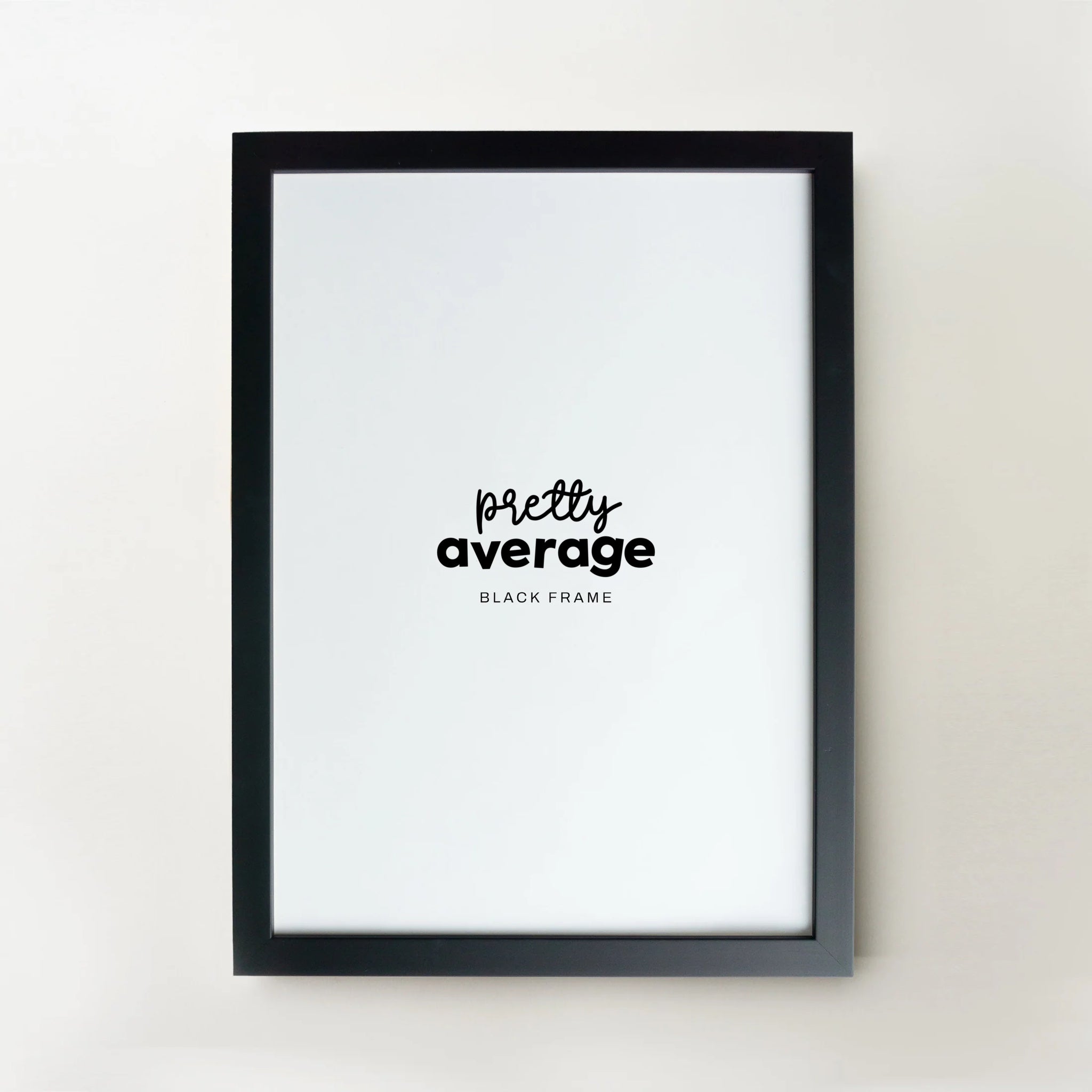 Black Wood Frame Posters, Prints, & Visual Artwork Pretty Average