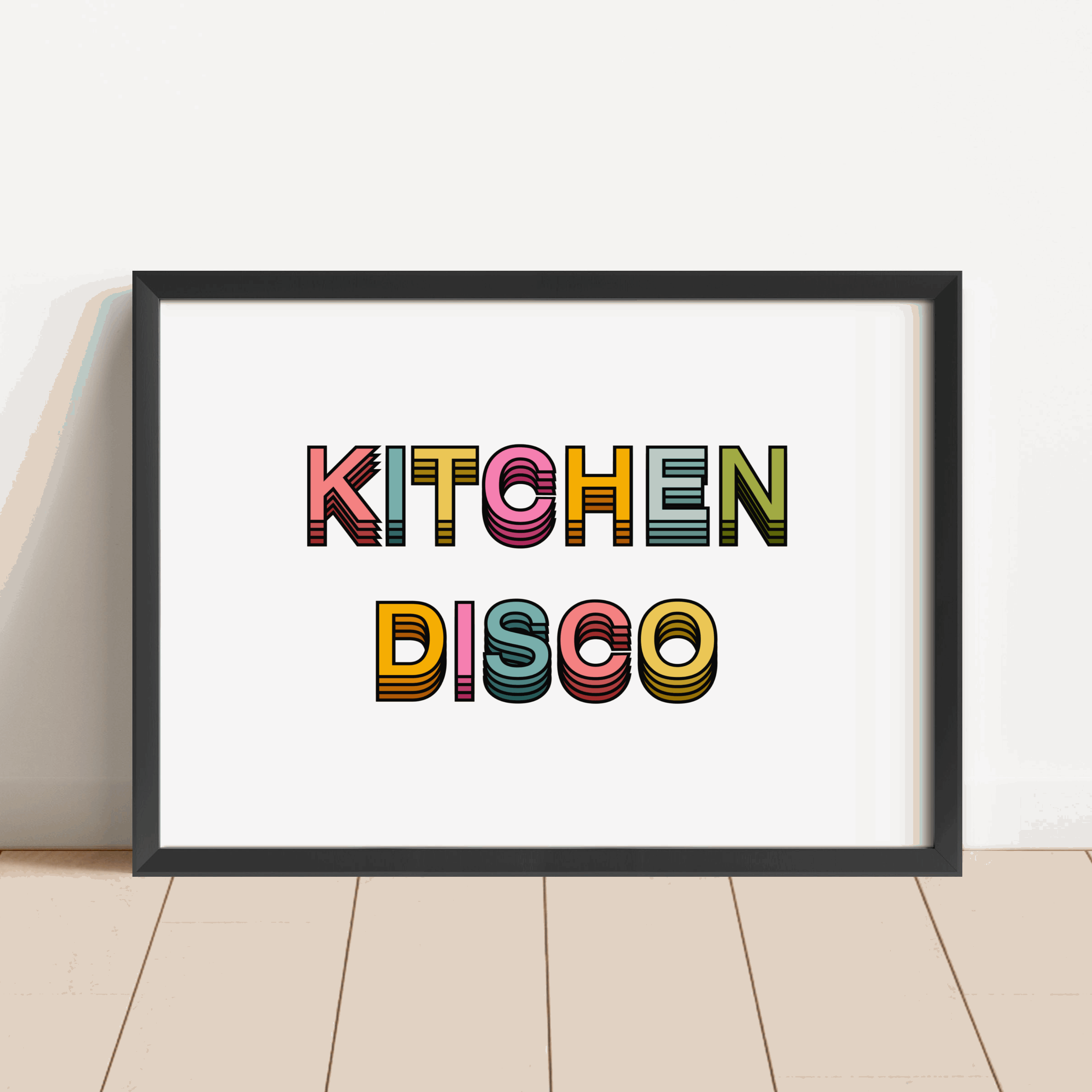 Kitchen Disco Print Posters, Prints, & Visual Artwork Pretty Average
