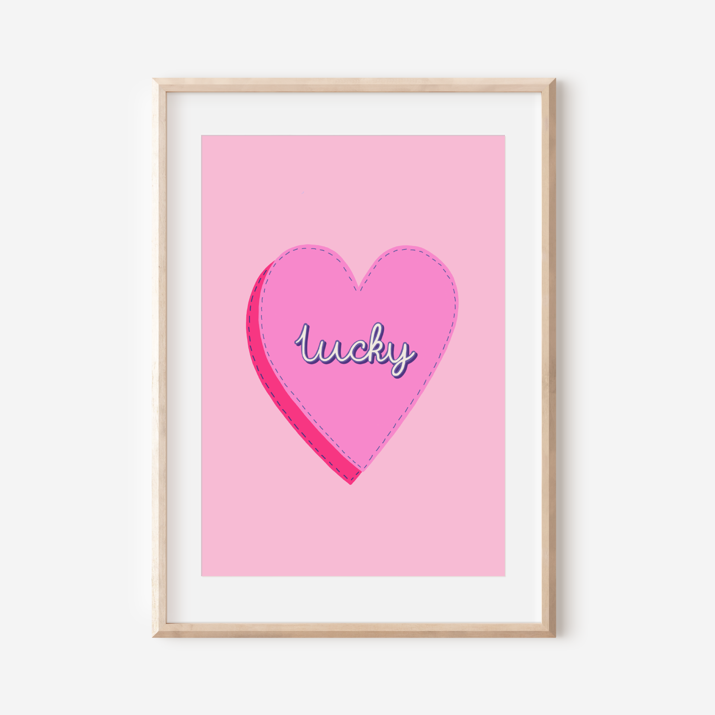 Lucky Print Posters, Prints, & Visual Artwork Pretty Average