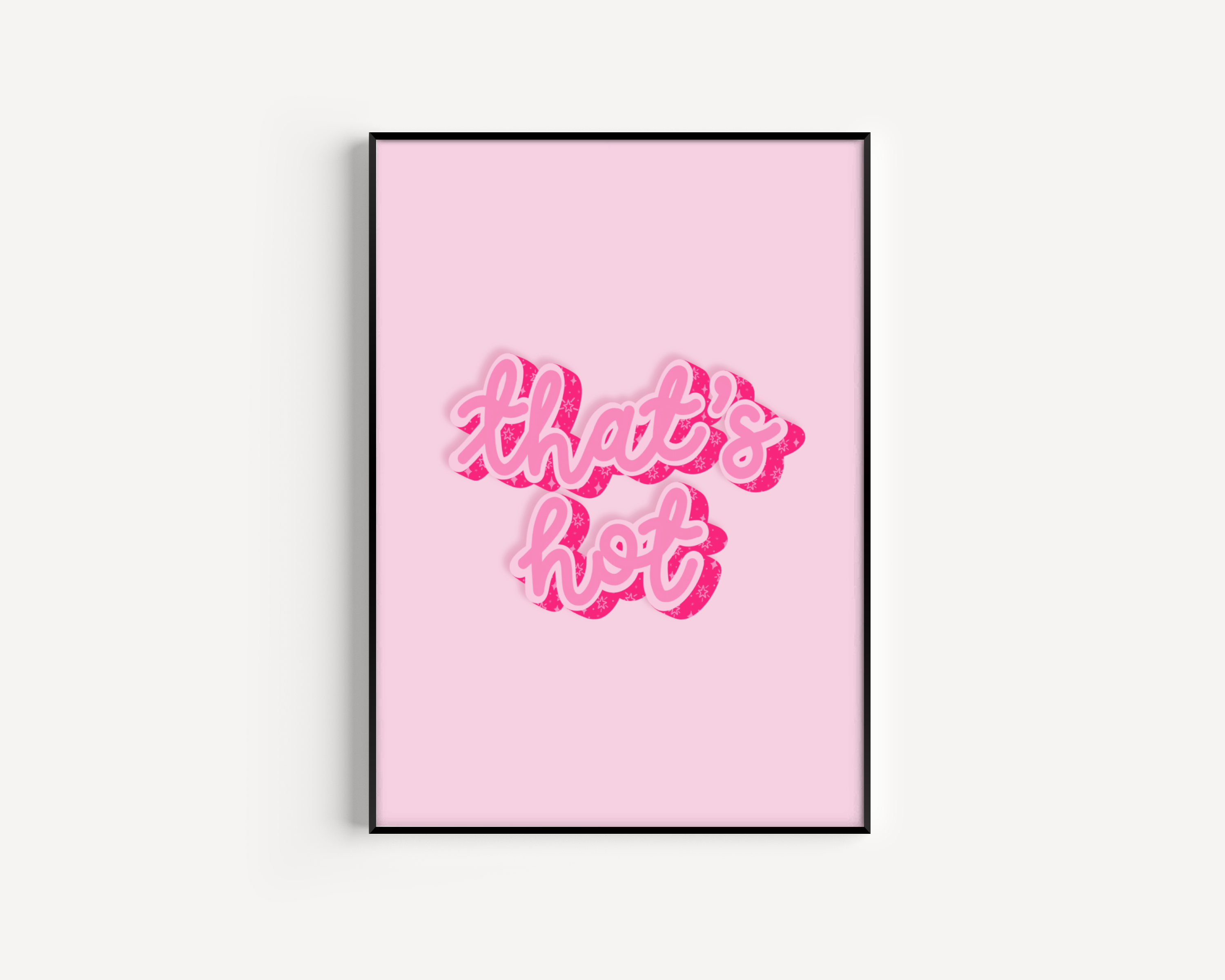 That’s Hot Print Posters, Prints, & Visual Artwork Pretty Average