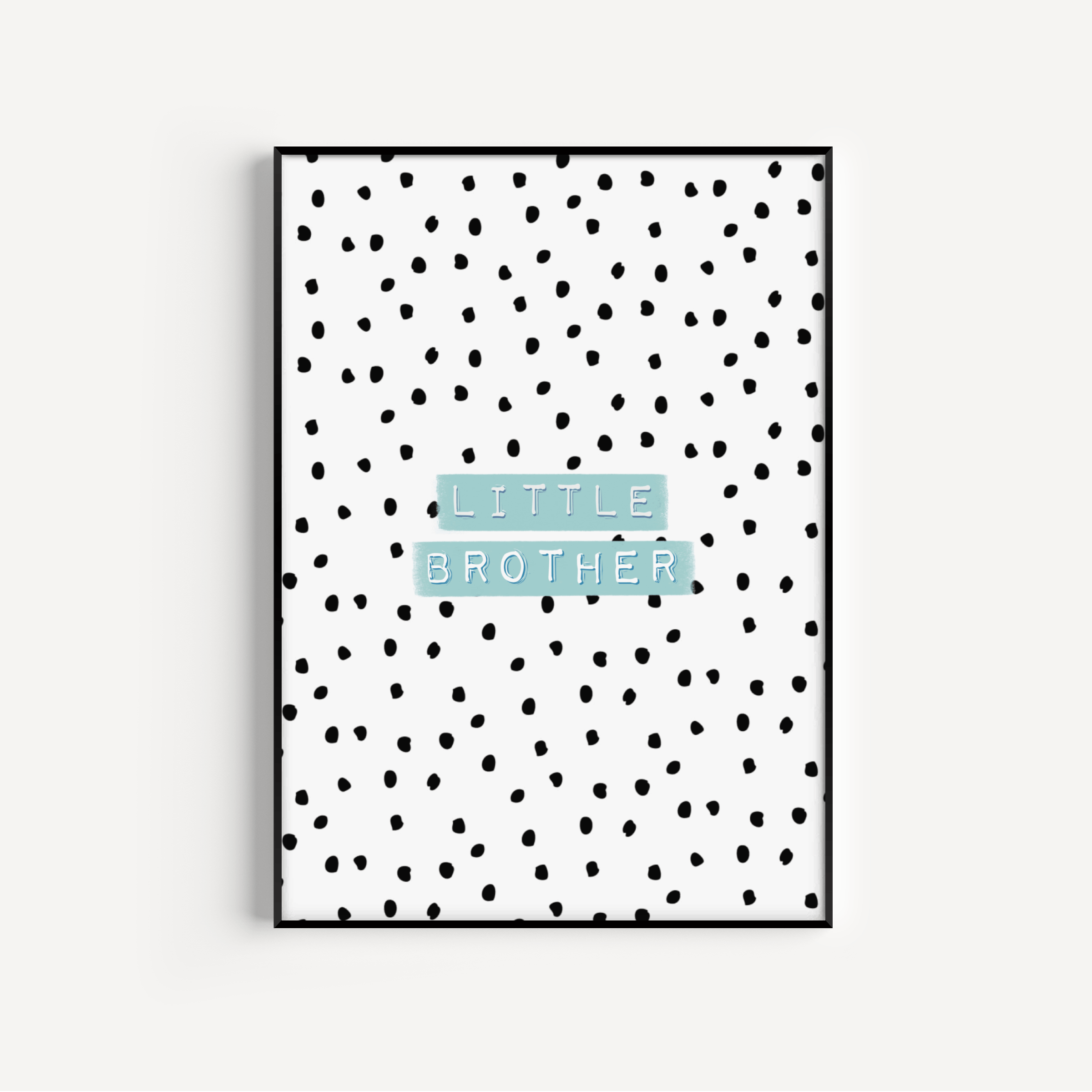 Little Brother / Big Brother Print Posters, Prints, & Visual Artwork Pretty Average 4x6 Little Brother Portrait