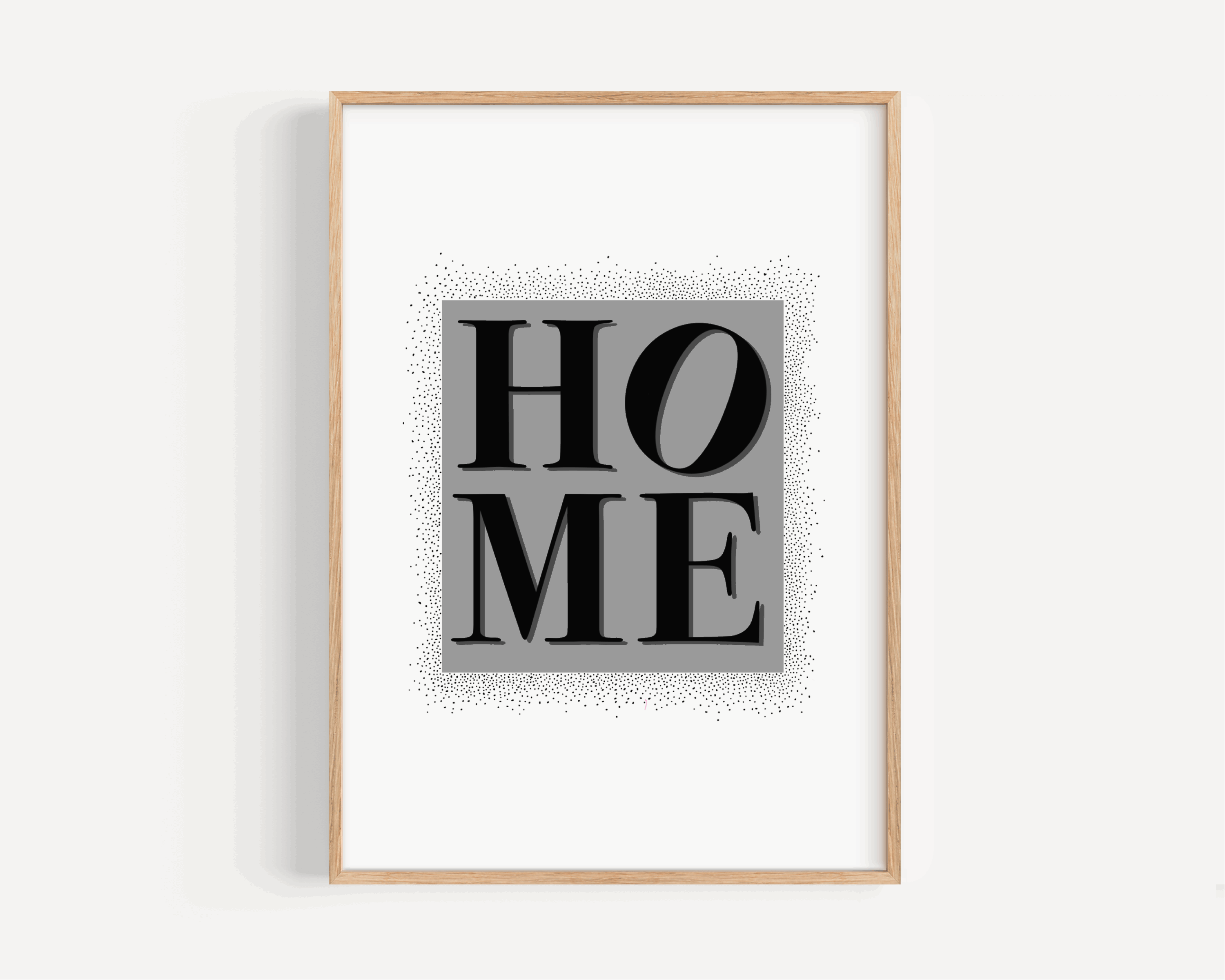 Home Print - Grey Posters, Prints, & Visual Artwork Pretty Average