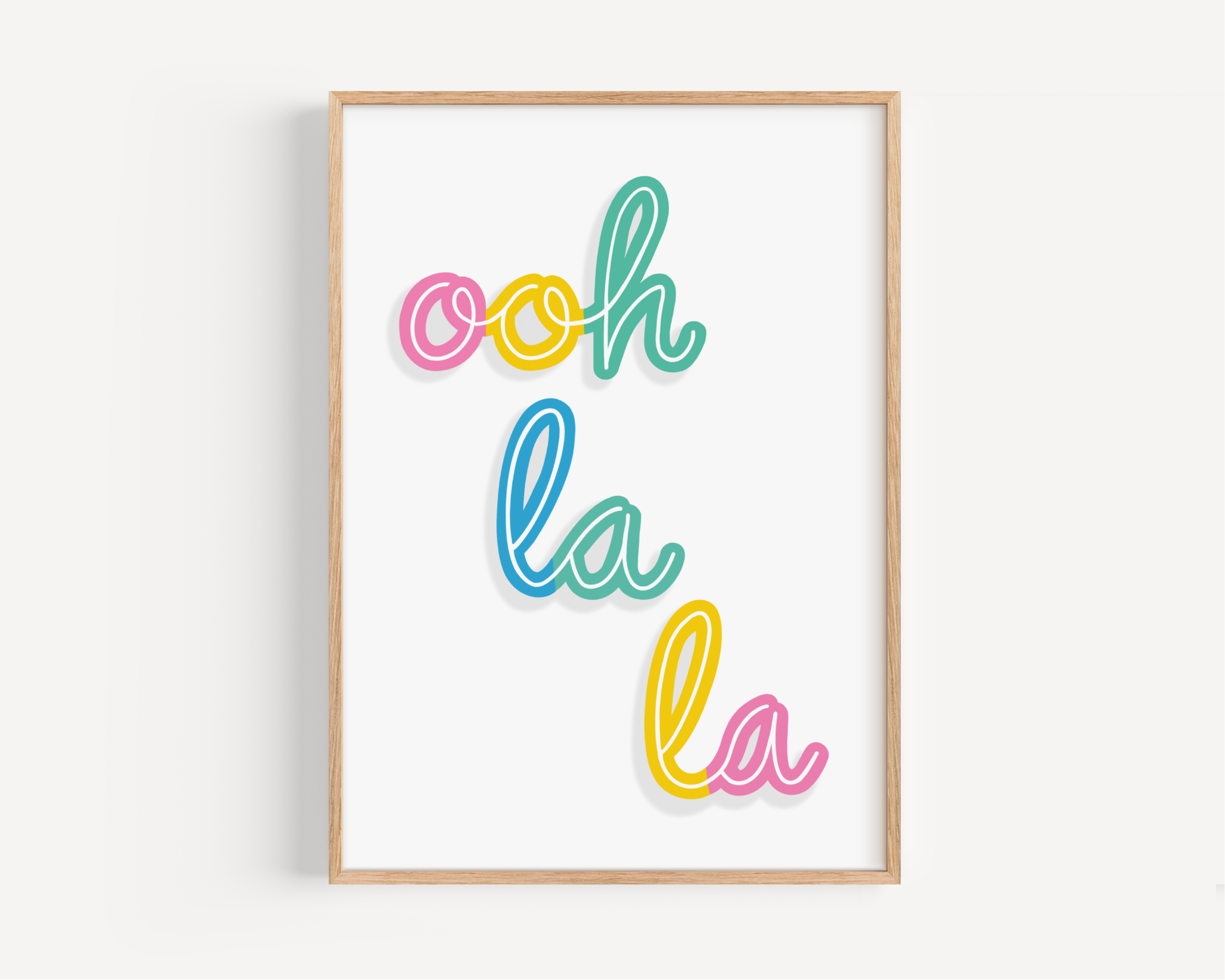 Ooh La La Print Posters, Prints, & Visual Artwork Pretty Average