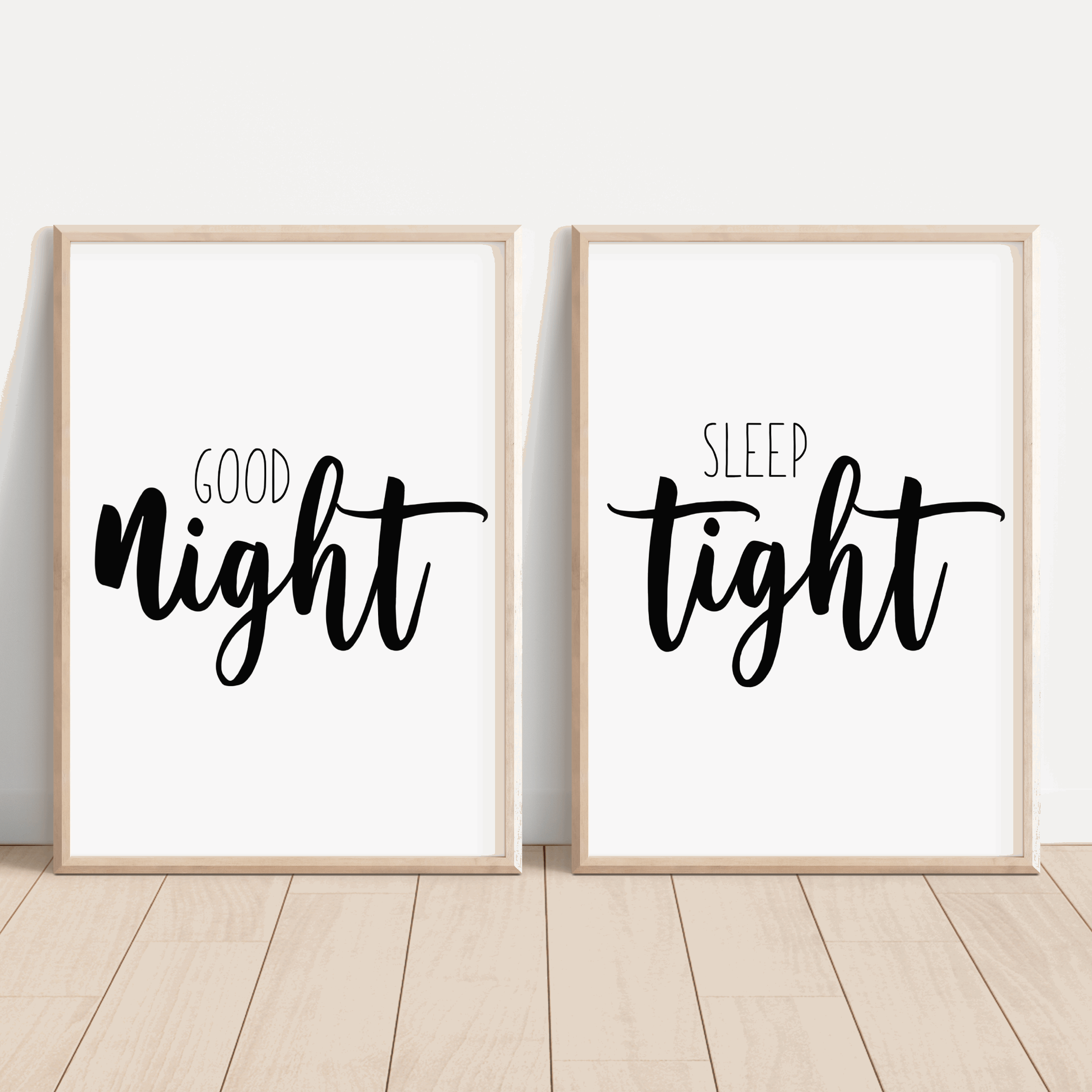 Good Night, Sleep Tight Print Bundle - Set of Two Prints Posters, Prints, & Visual Artwork Pretty Average