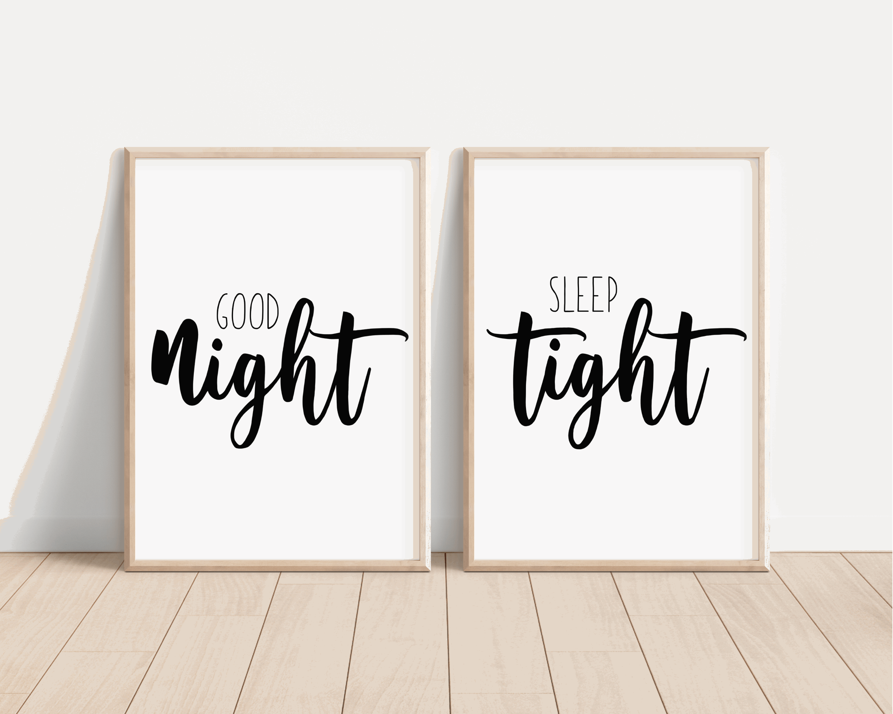 Good Night, Sleep Tight Print Bundle - Set of Two Prints Posters, Prints, & Visual Artwork Pretty Average