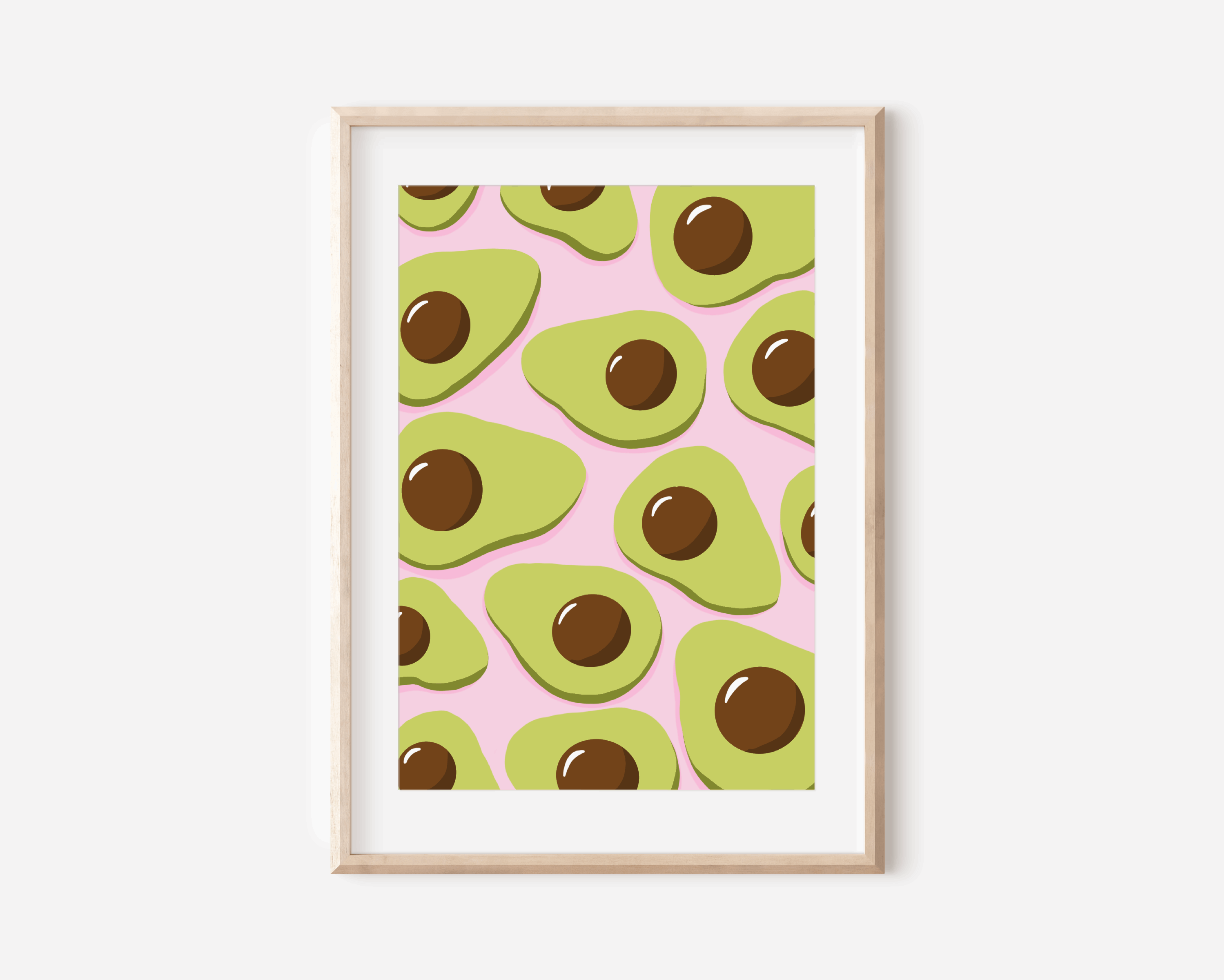 Avocado Print - Other Colours Available Posters, Prints, & Visual Artwork Pretty Average