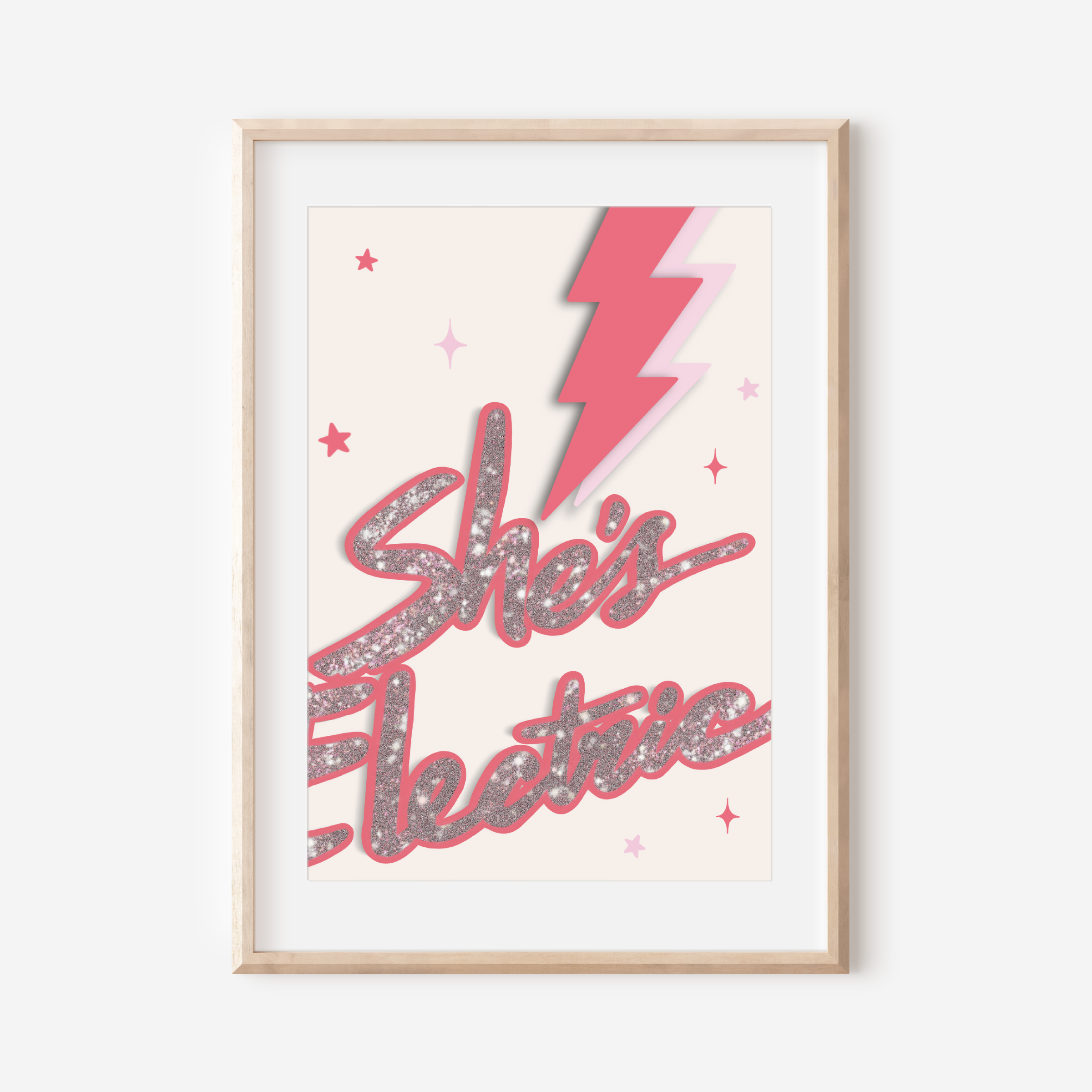 She’s Electric Print Posters, Prints, & Visual Artwork Pretty Average