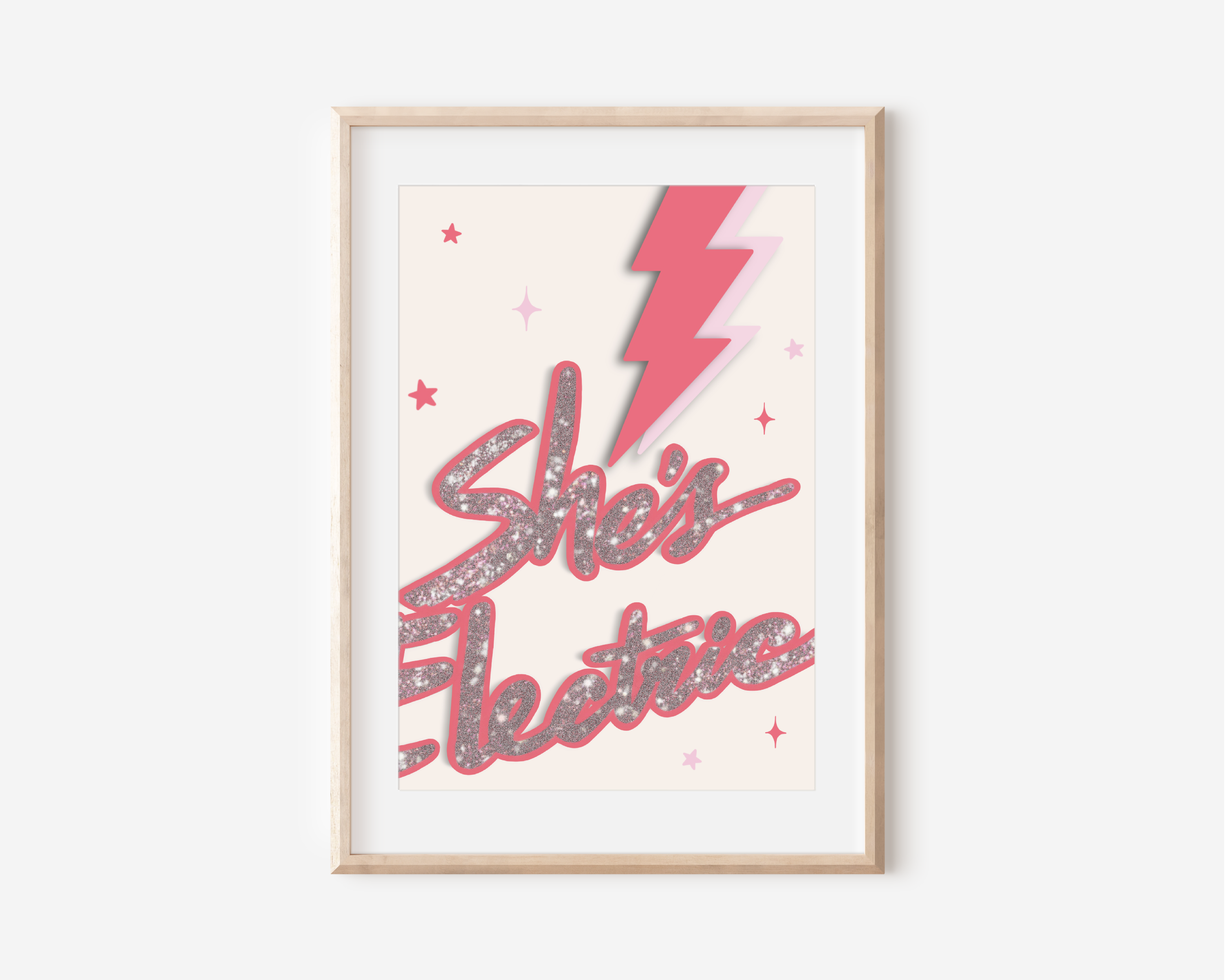 She’s Electric Print Posters, Prints, & Visual Artwork Pretty Average