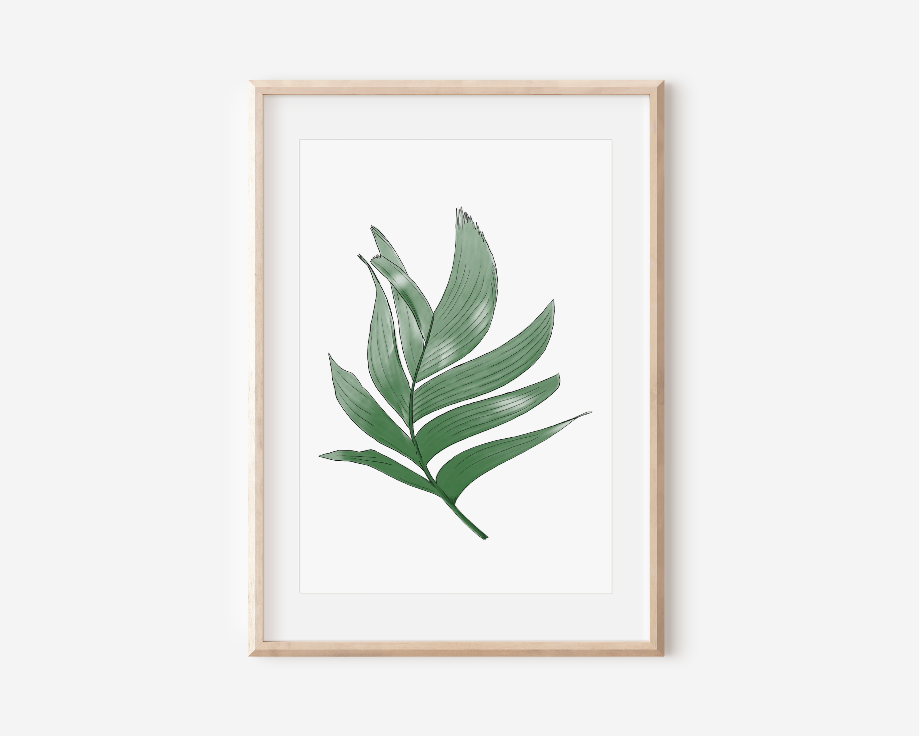 Tropical Leaf Print Posters, Prints, & Visual Artwork Pretty Average
