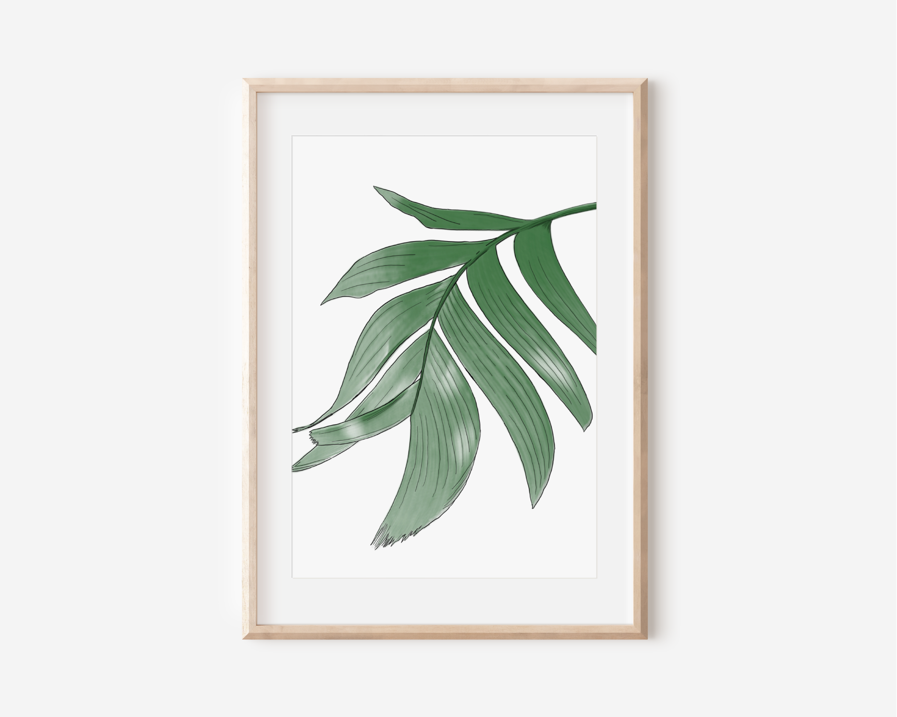 Tropical Leaf Print no.2 Posters, Prints, & Visual Artwork Pretty Average
