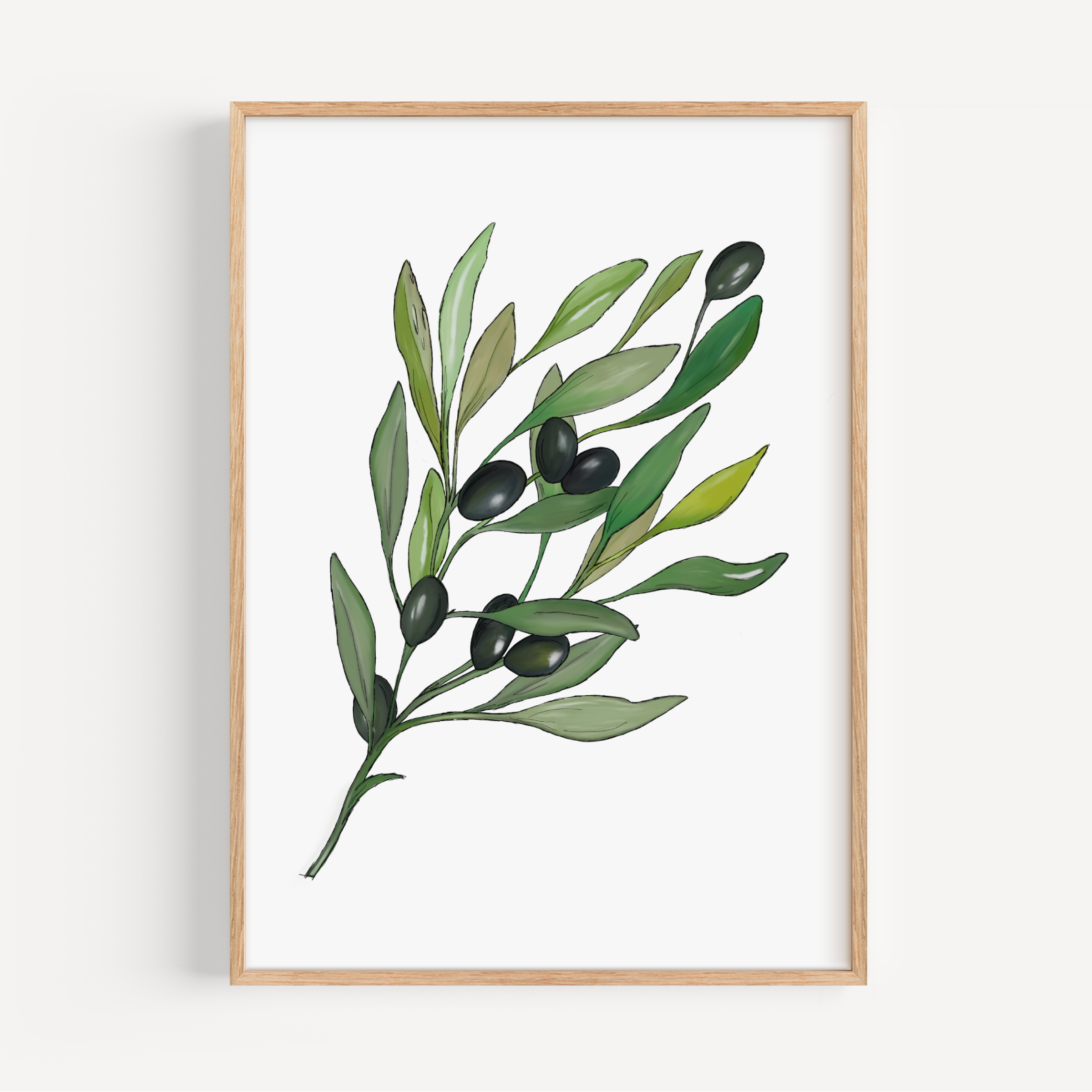 Olive Branch Print Posters, Prints, & Visual Artwork Pretty Average