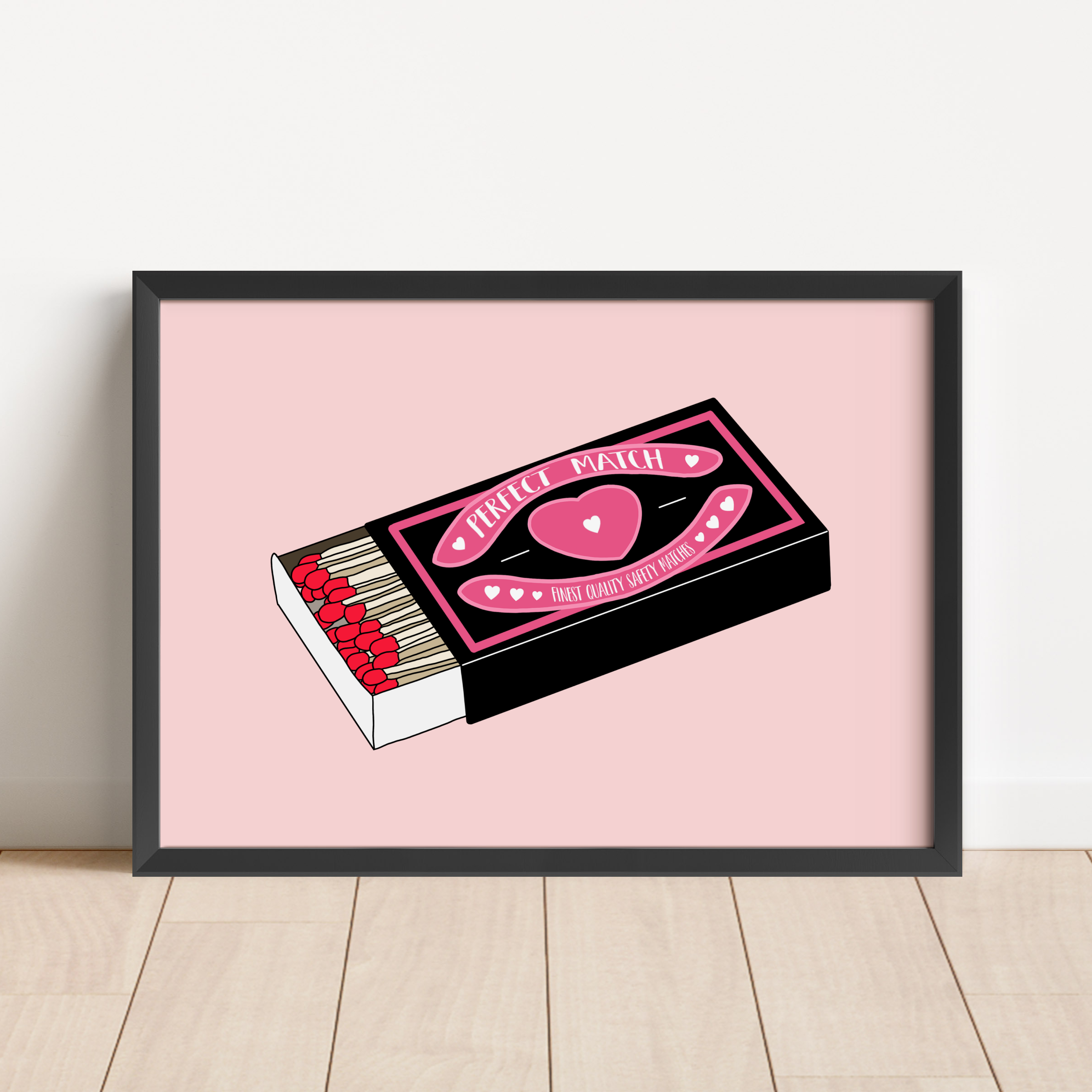 Perfect Match Print - Personalised Posters, Prints, & Visual Artwork Pretty Average