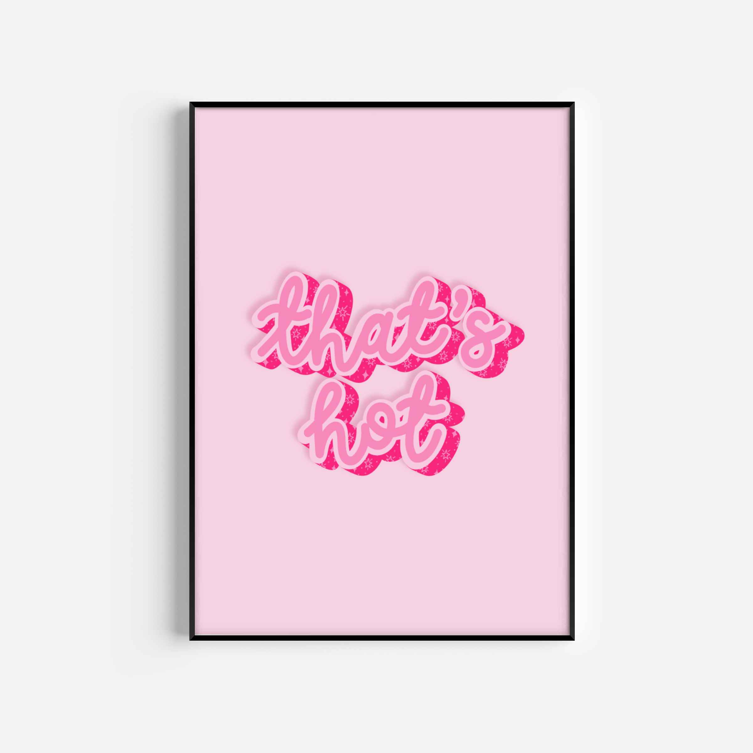 That’s Hot Print Posters, Prints, & Visual Artwork Pretty Average