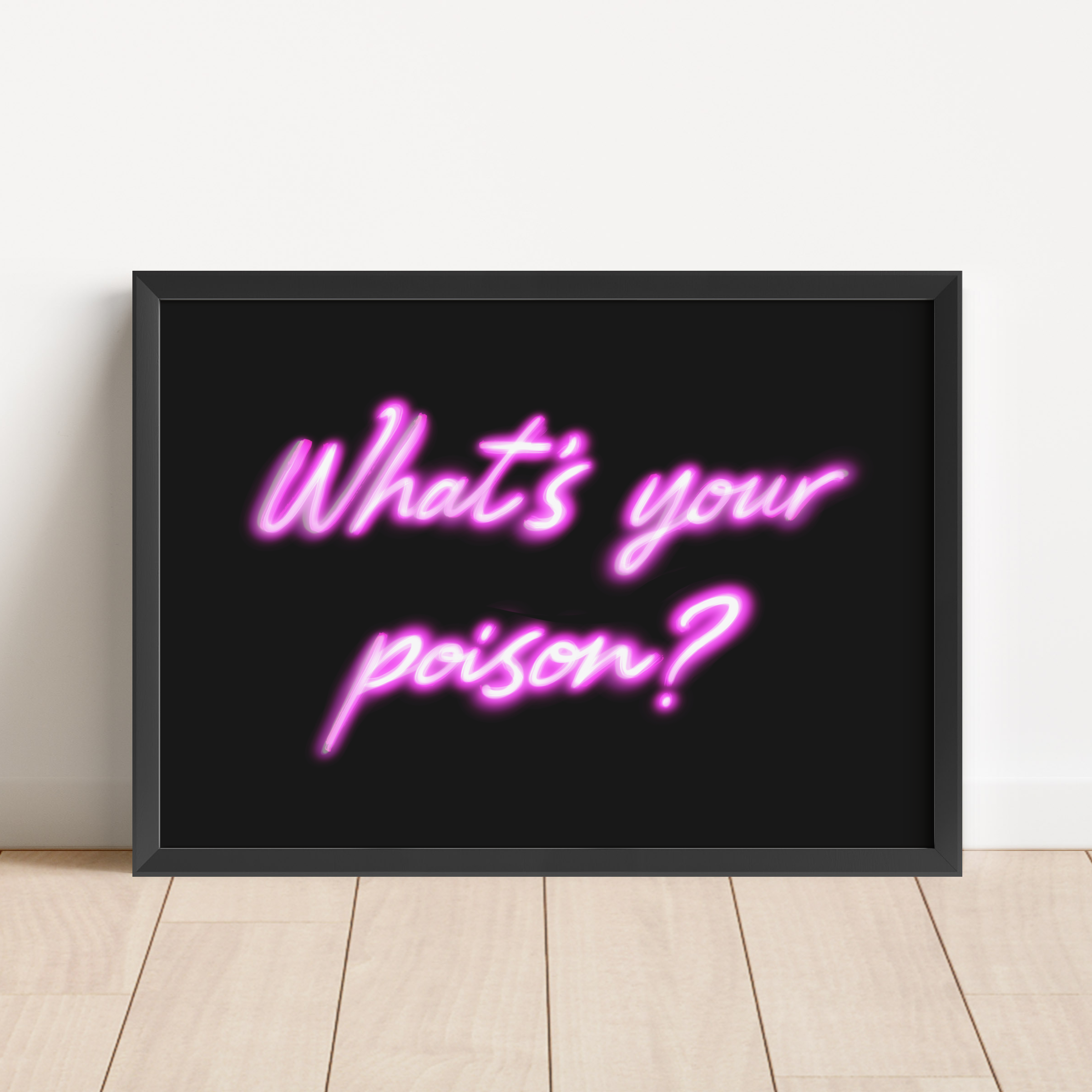 What's Your Poison? Print Posters, Prints, & Visual Artwork Pretty Average