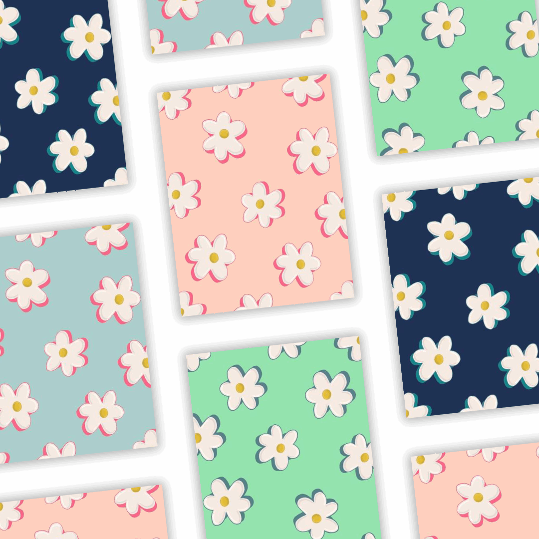 Daisies Print - Other Colours Available Posters, Prints, & Visual Artwork Pretty Average