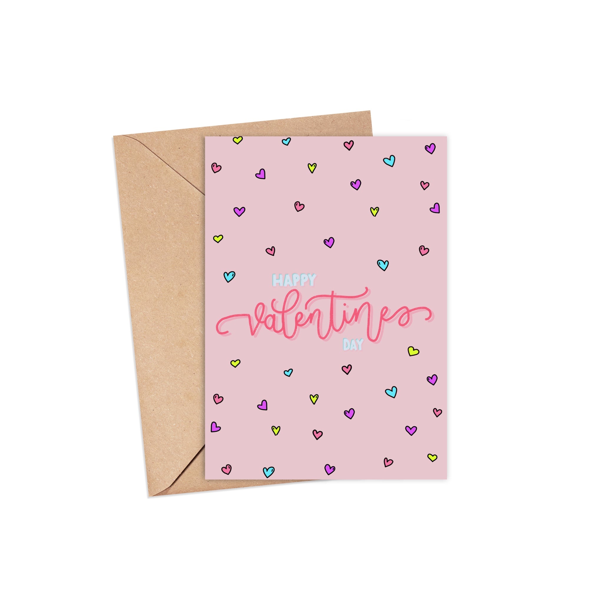 Happy Valentines Day | A6 Greeting Card Pretty Average