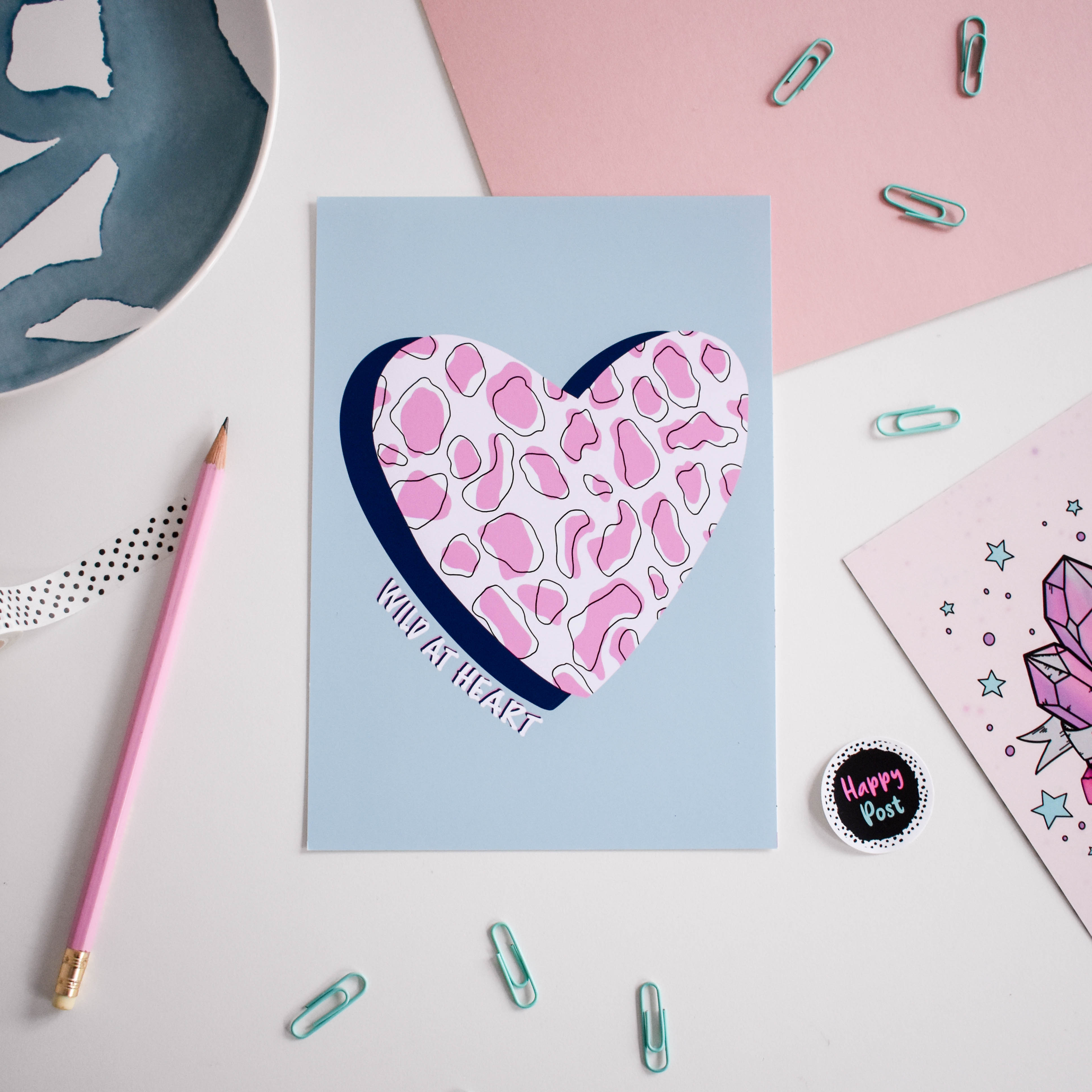 Wild at Heart Print Posters, Prints, & Visual Artwork Pretty Average