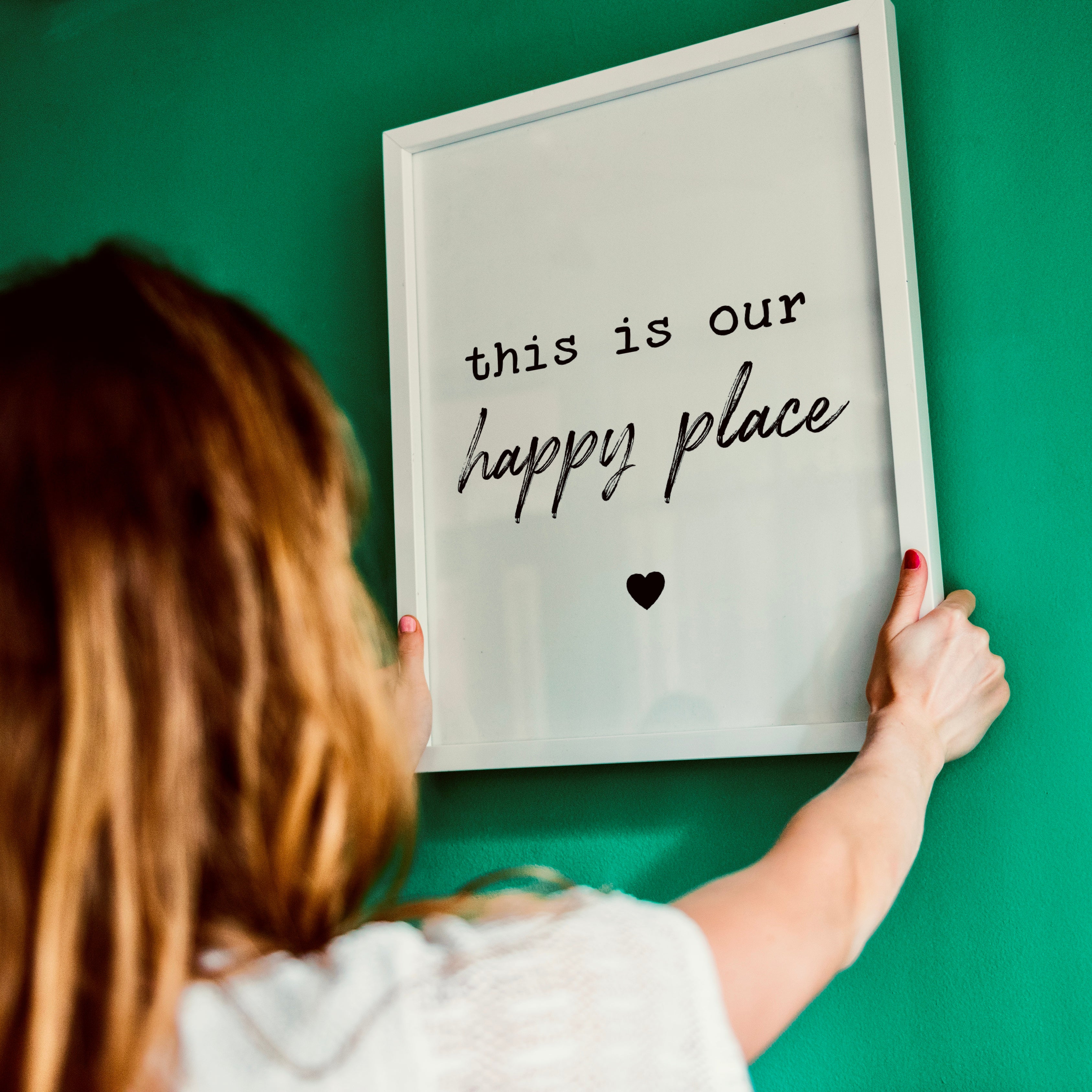 This Is Our Happy Place Print Posters, Prints, & Visual Artwork Pretty Average