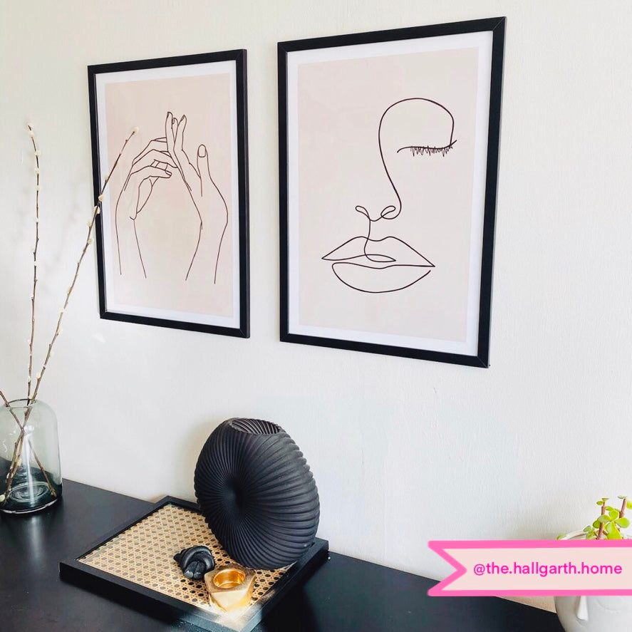 Face Line Drawing Print Posters, Prints, & Visual Artwork Pretty Average