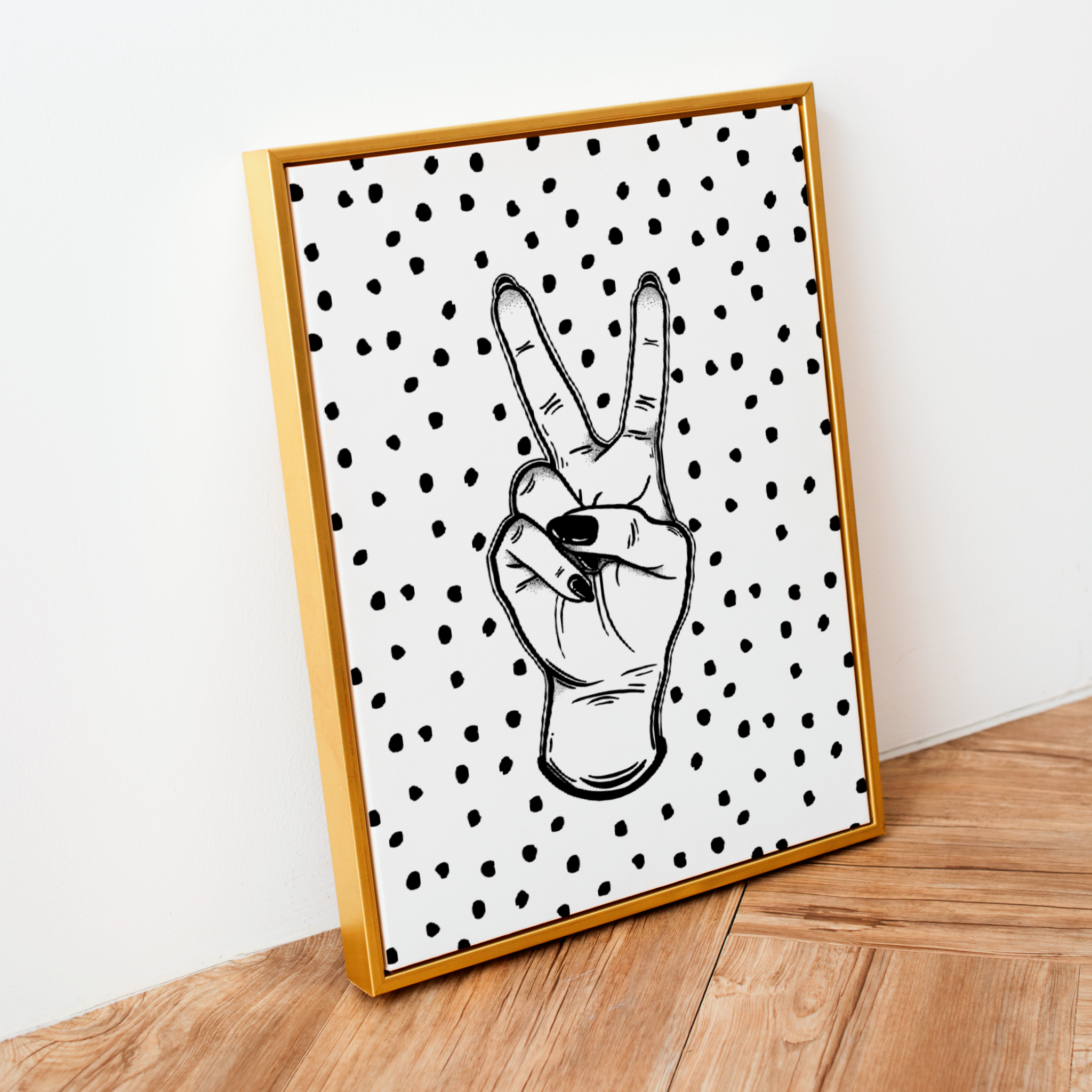 Peace Hand Print Posters, Prints, & Visual Artwork Pretty Average