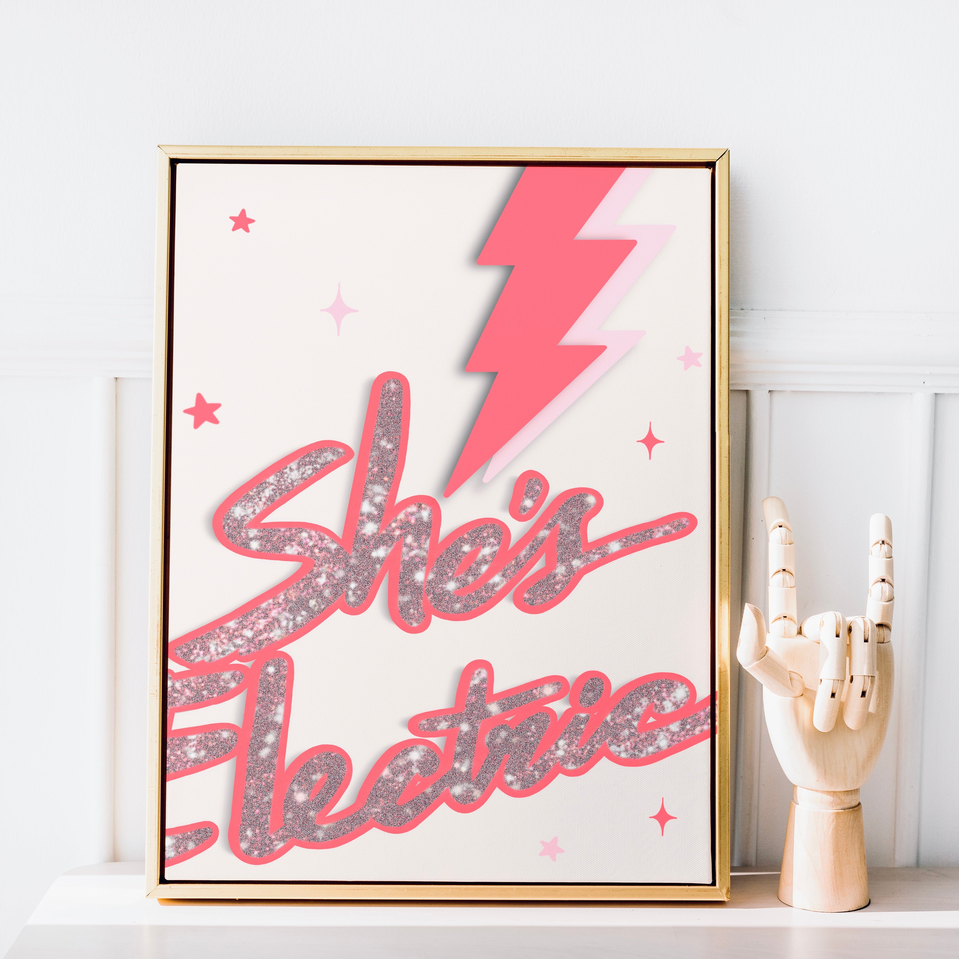 She’s Electric Print Posters, Prints, & Visual Artwork Pretty Average
