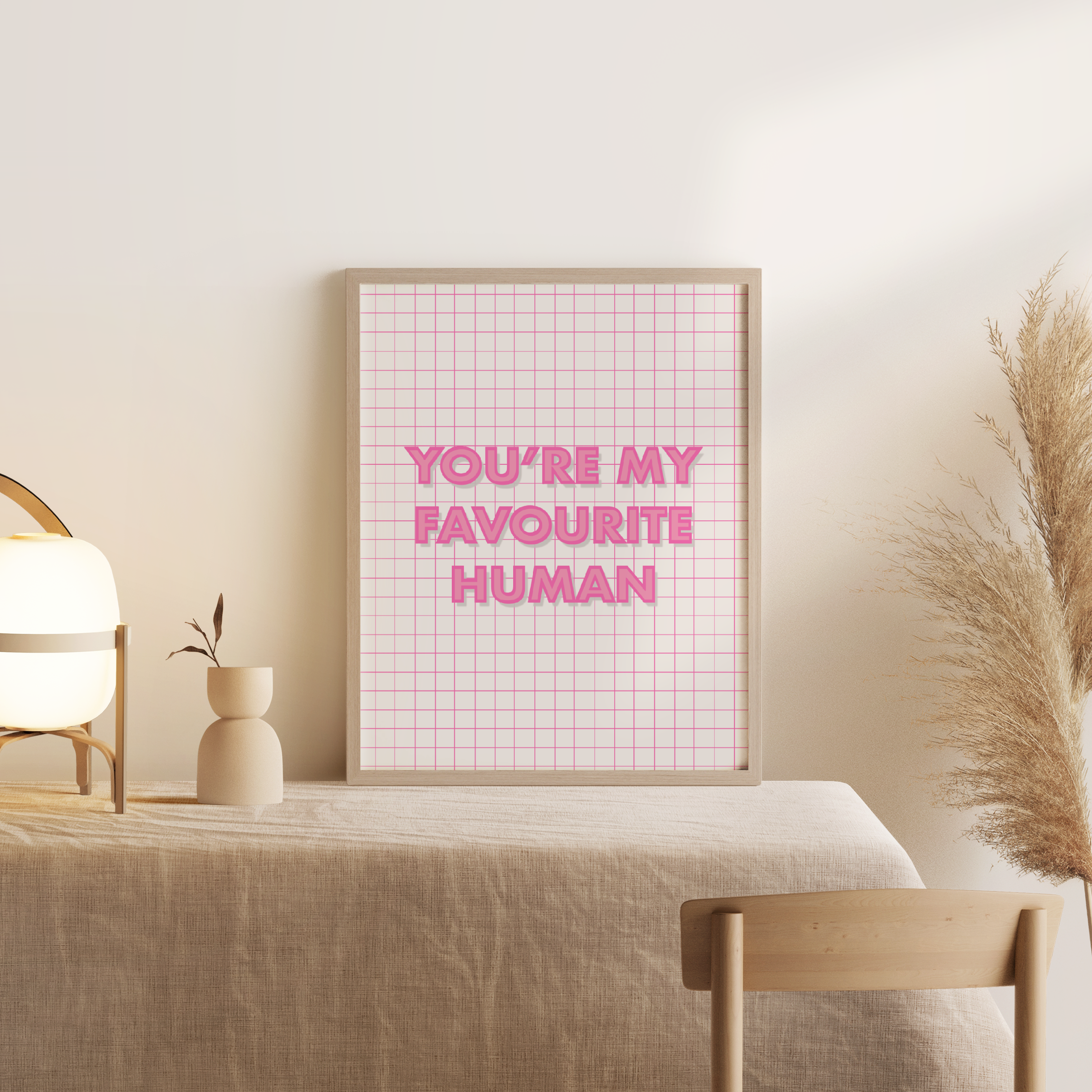 You’re My Favourite Human Print Posters, Prints, & Visual Artwork Pretty Average