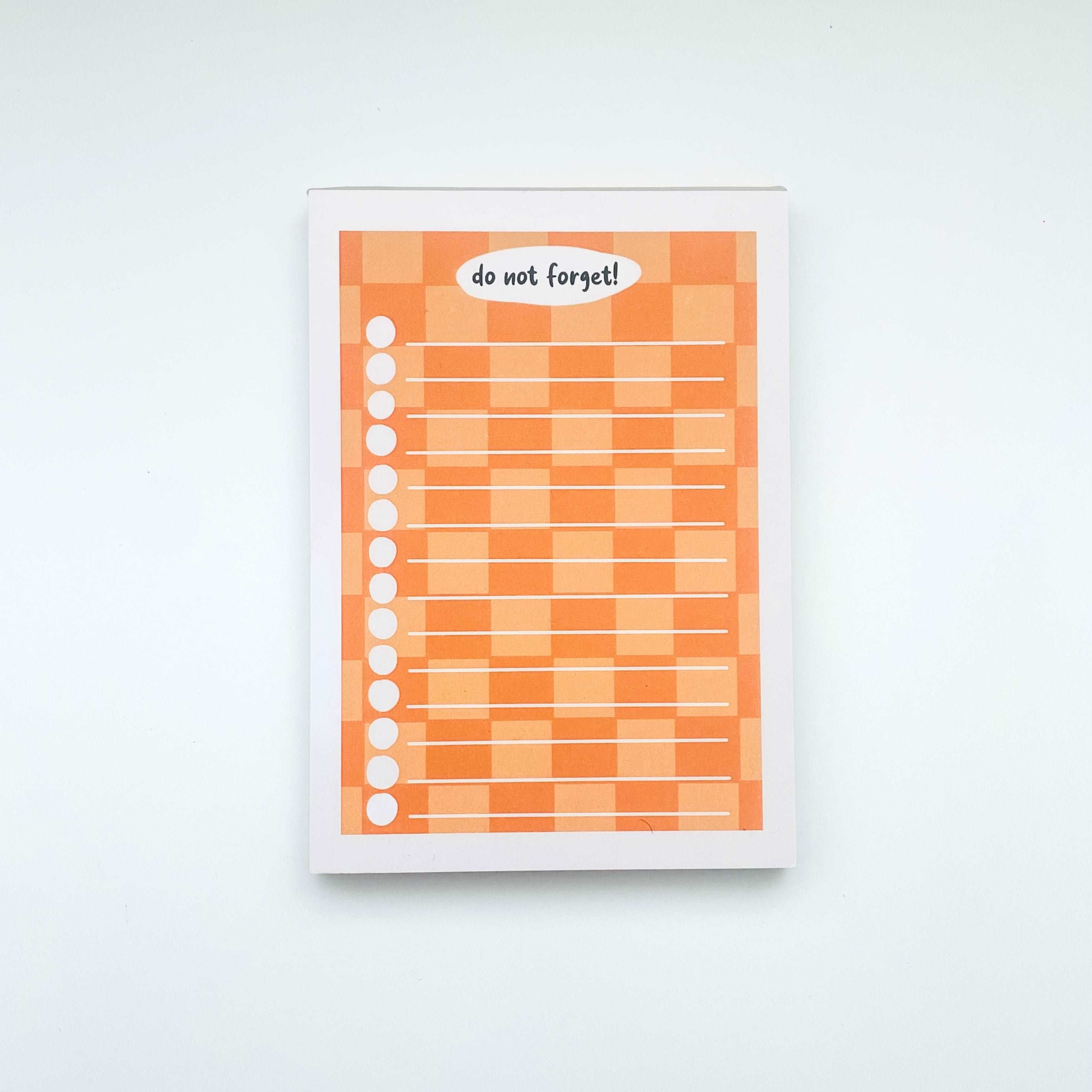 Do Not Forget! Notepad / To-Do List  Pretty Average Prints   