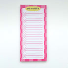 Get On With It Notepad / To-Do List  Pretty Average Prints   
