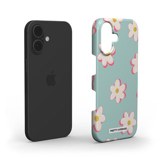 Blue Daisy Snap Phone Case Tech Accessories Podbase