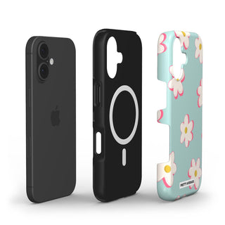 Blue Daisy MagSafe Tough Phone Case Tech Accessories Podbase