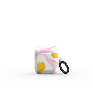 Pink Eggs Apple AirPods Tough Case Tech Accessories Podbase