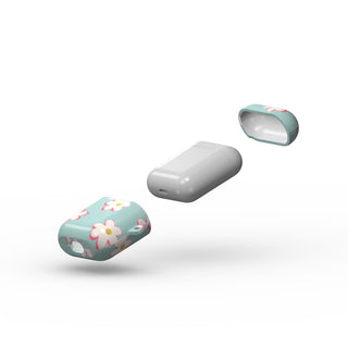 Blue Daisy Apple AirPods Tough Case Tech Accessories Podbase