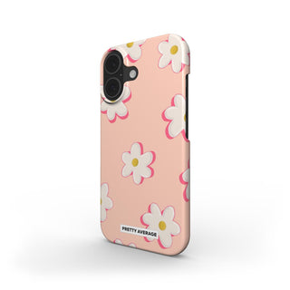 Pink Daisy Snap Phone Case Tech Accessories Podbase
