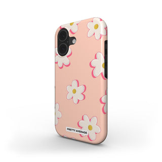 Pink Daisy MagSafe Tough Phone Case Tech Accessories Podbase