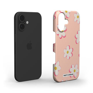 Pink Daisy Snap Phone Case Tech Accessories Podbase