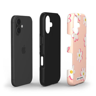 Pink Daisy Tough Phone Case Tech Accessories Podbase