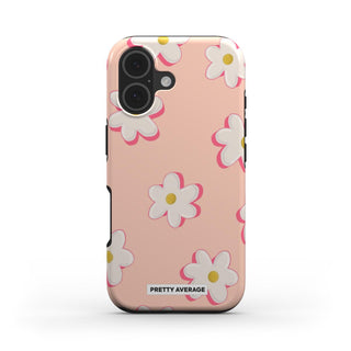 Pink Daisy Tough Phone Case Tech Accessories Podbase