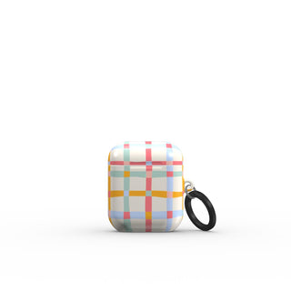 Bright Picnic Gingham Apple AirPods Tough Case