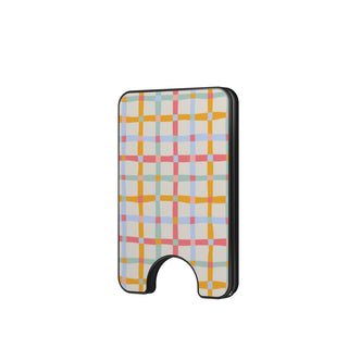 Bright Picnic Gingham Magnetic wallet