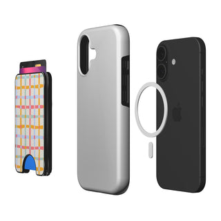 Bright Picnic Gingham Magnetic wallet